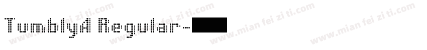 TumblyA Regular字体转换